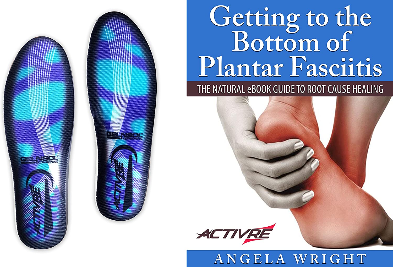 Activre Premium Orthotic Insoles with Free eBook